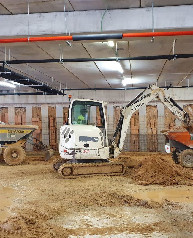 Jucar Teruel excavaciones y construcción