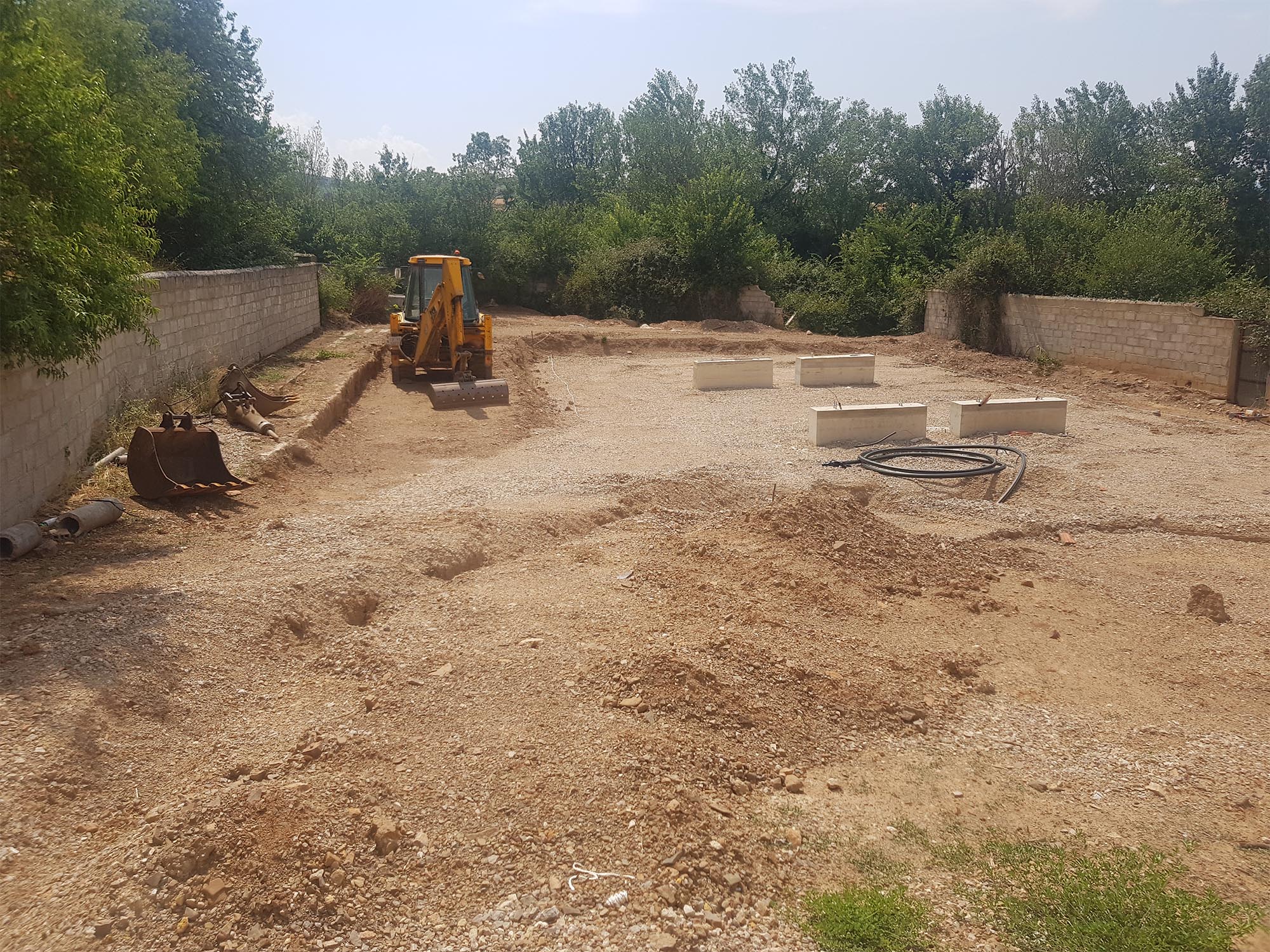 Jucar Teruel detalle maquinas trabajando