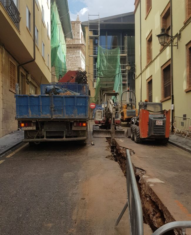 Jucar Teruel excavaciones y construcción